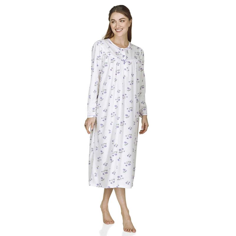 La Marquise Florentine Floral Brushed Nightdress image number 0